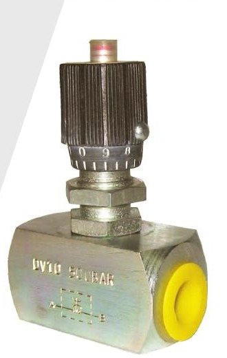 DV Flow Control Valve without Check Valve (Inline Needle Valve)