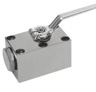 KHP3 Manifold Block Mounted High Pressure Ball Valve — 3-Way